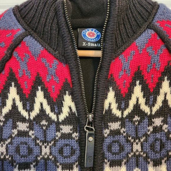 Icewear Zipped Wool Sweater Jacket Lined (Windproof) - Picture 3 of 7